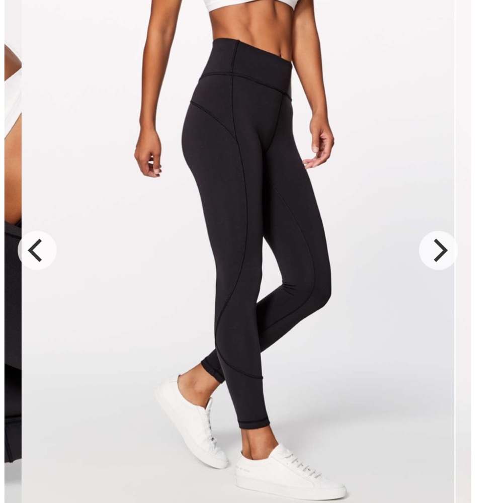 Lululemon In Movement 7/8 Tight *Everlux 25" Size 8 Black W5ANXS
